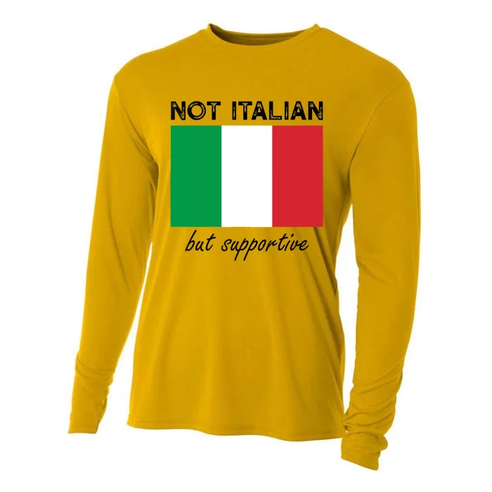 Not Italian But Supportive Cooling Performance Long Sleeve Crew