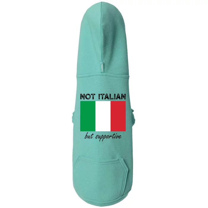 Not Italian But Supportive Doggie 3-End Fleece Hoodie