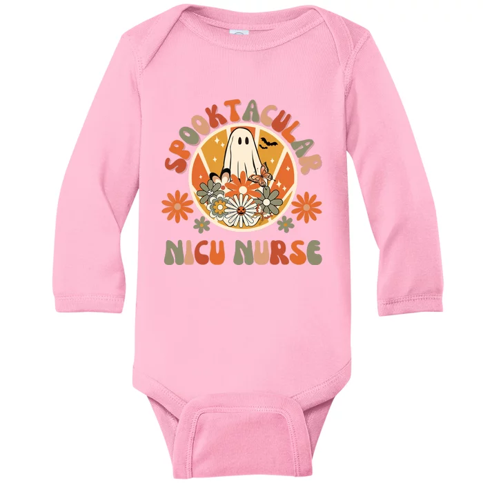 Neonatal Intensive Care Halloween Nursing NICU ICU Nurse Baby Long Sleeve Bodysuit