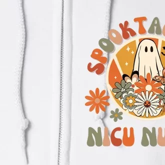 Neonatal Intensive Care Halloween Nursing NICU ICU Nurse Full Zip Hoodie