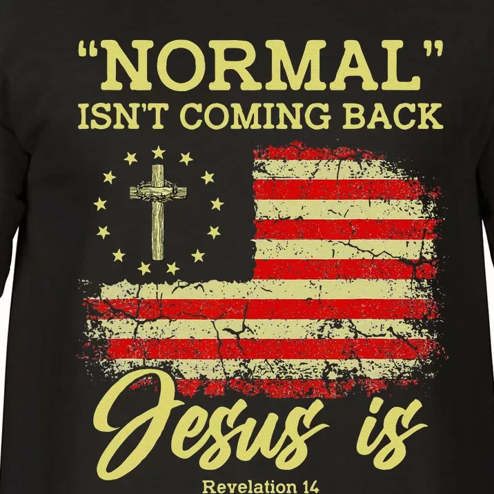 Normal Isnt Coming Back Jesus Is Revelation 14 Christian Comfort Colors T-Shirt