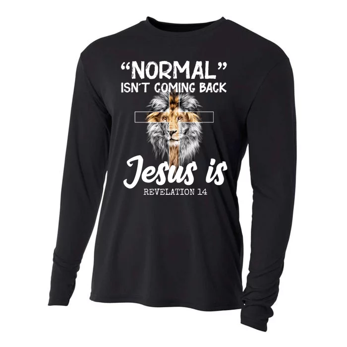 Normal Isn't Coming Back Jesus Is Revelations 14 Cooling Performance Long Sleeve Crew