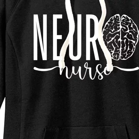 Neuroscience Intensive Care Unit Rn Nursing Neuro Icu Nurse Gift Women's Fleece Hoodie