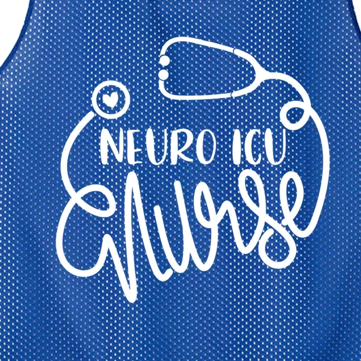 Neurology Intensive Care Nurse Neuroscience Neuro Icu Nurse Gift Mesh Reversible Basketball Jersey Tank