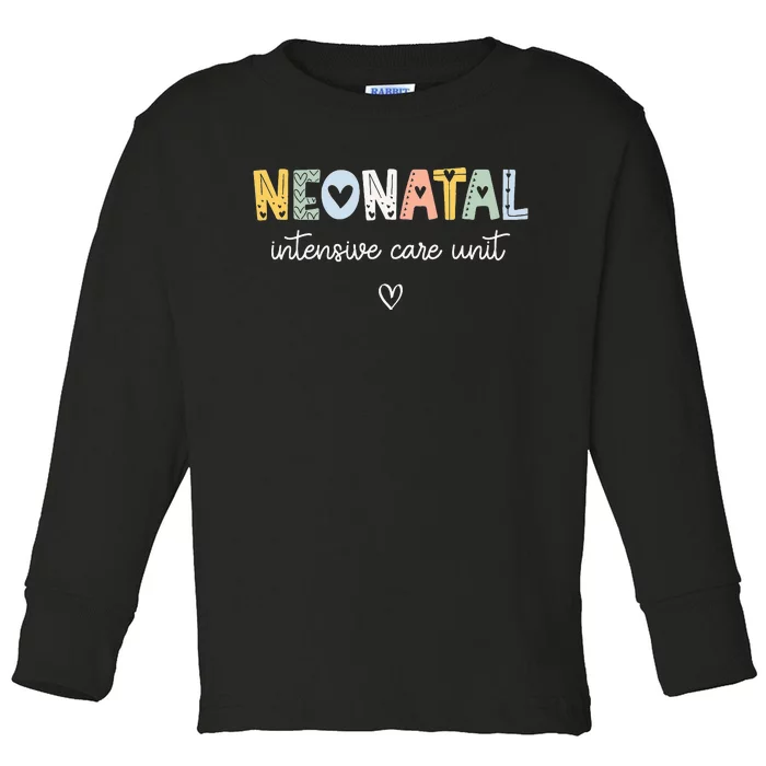 Neonatal Intensive Care Unit NICU Nurse Toddler Long Sleeve Shirt