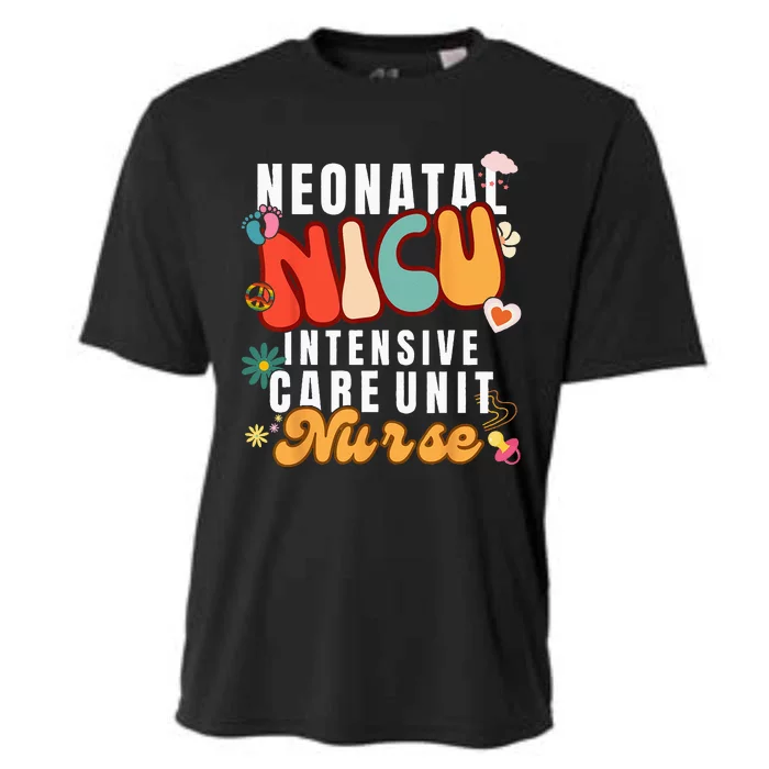 Neonatal Intensive Care Unit NICU Nurse for NICU Nurse Squad Cooling Performance Crew T-Shirt