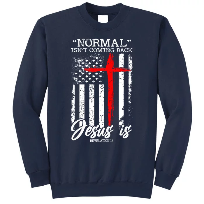 Normal Isn't Coming Back But Jesus Is Revelation 14 Sweatshirt