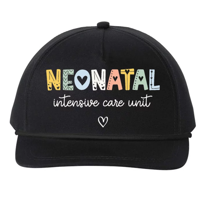 Neonatal Intensive Care Unit NICU Nurse Snapback Five-Panel Rope Hat