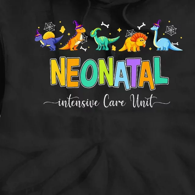 Neonatal Intensive Care Unit NICU Nurse Funny Halloween Tie Dye Hoodie