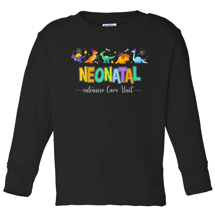 Neonatal Intensive Care Unit NICU Nurse Funny Halloween Toddler Long Sleeve Shirt