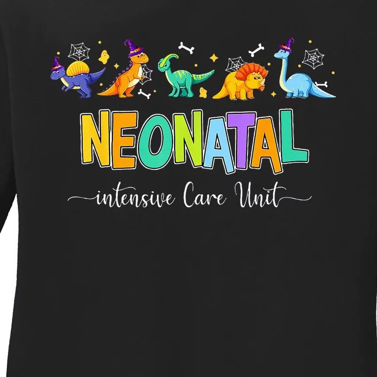 Neonatal Intensive Care Unit NICU Nurse Funny Halloween Ladies Long Sleeve Shirt