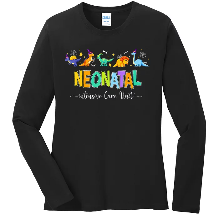 Neonatal Intensive Care Unit NICU Nurse Funny Halloween Ladies Long Sleeve Shirt