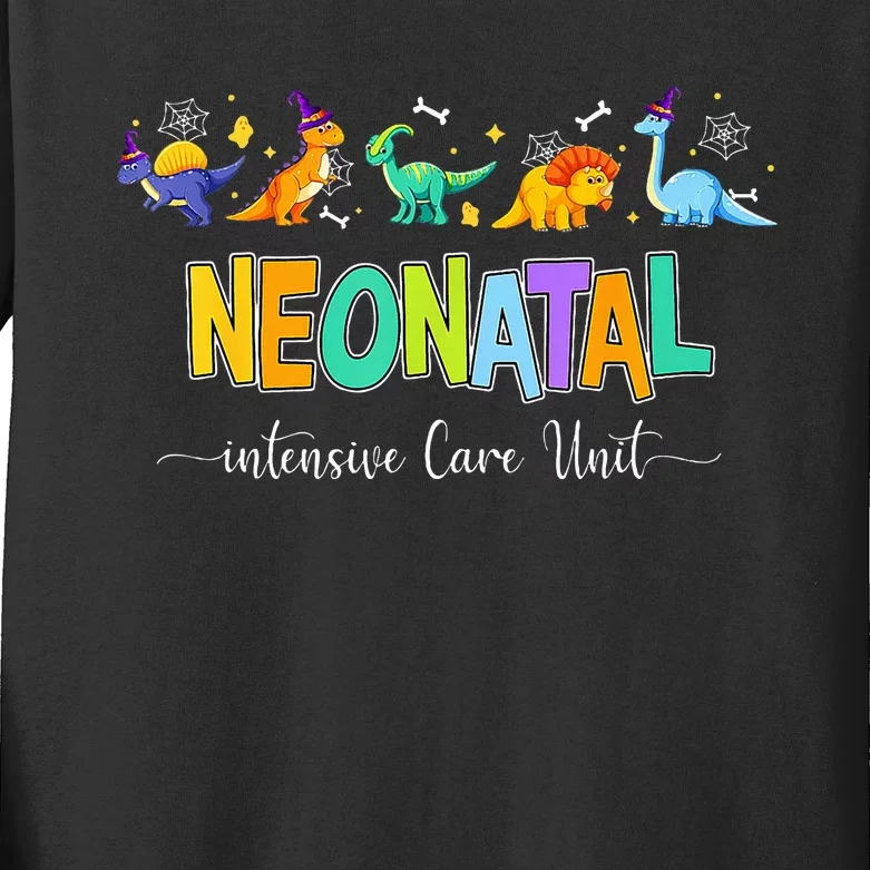 Neonatal Intensive Care Unit NICU Nurse Funny Halloween Kids Long Sleeve Shirt