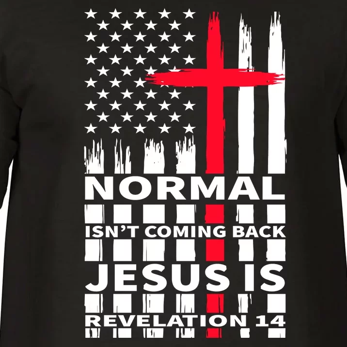 Norman Isnt Coming Back Jesus Is Revelation 14 Christ Christianity Comfort Colors T-Shirt