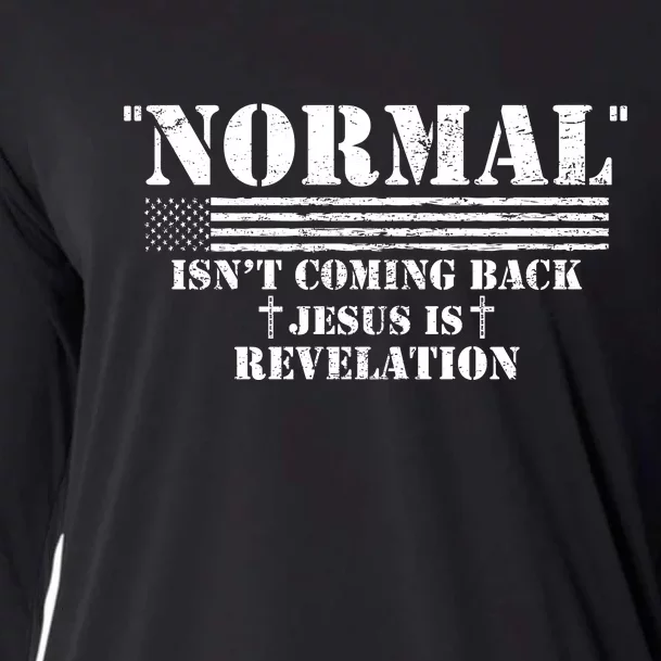 Norman Isnt Coming Back Jesus Is Revelation Christ Christianity Cooling Performance Long Sleeve Crew