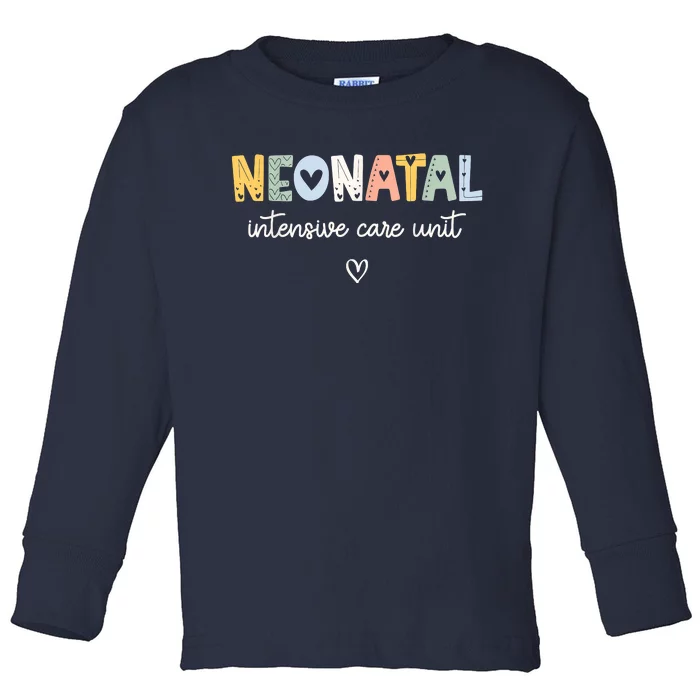 Neonatal Intensive Care Unit NICU Nurse Toddler Long Sleeve Shirt