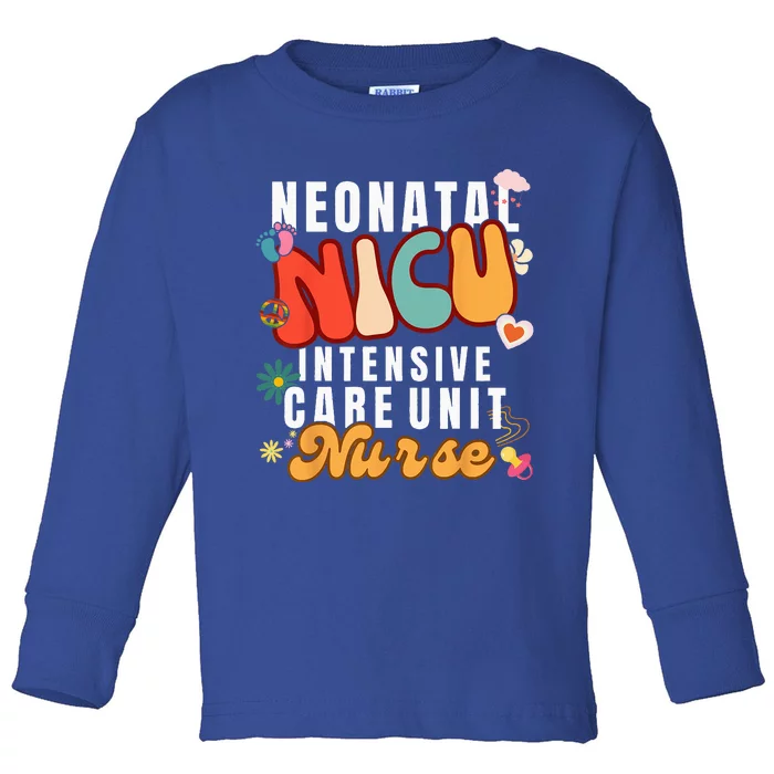 Neonatal Intensive Care Unit NICU Nurse For NICU Nurse Squad Toddler Long Sleeve Shirt