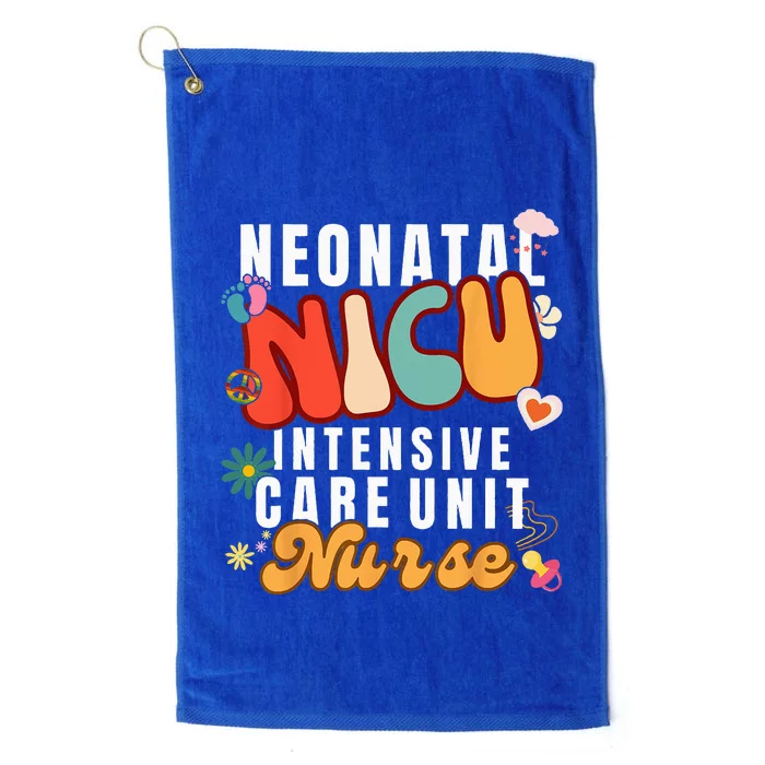 Neonatal Intensive Care Unit NICU Nurse For NICU Nurse Squad Platinum Collection Golf Towel