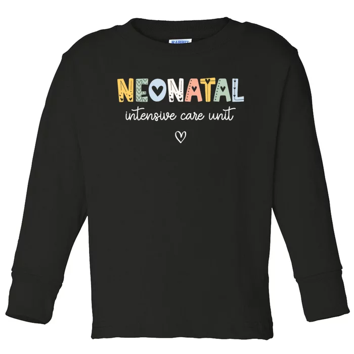 Neonatal Intensive Care Unit NICU Nurse Toddler Long Sleeve Shirt