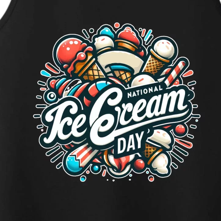 National Ice Cream Day Gift Performance Tank