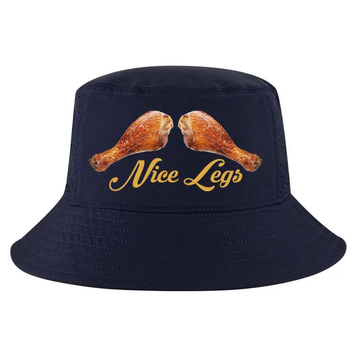 Nice Legs Funny Thanksgiving Turkey Cool Comfort Performance Bucket Hat