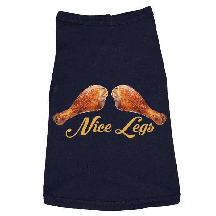 Nice Legs Funny Thanksgiving Turkey Doggie Tank