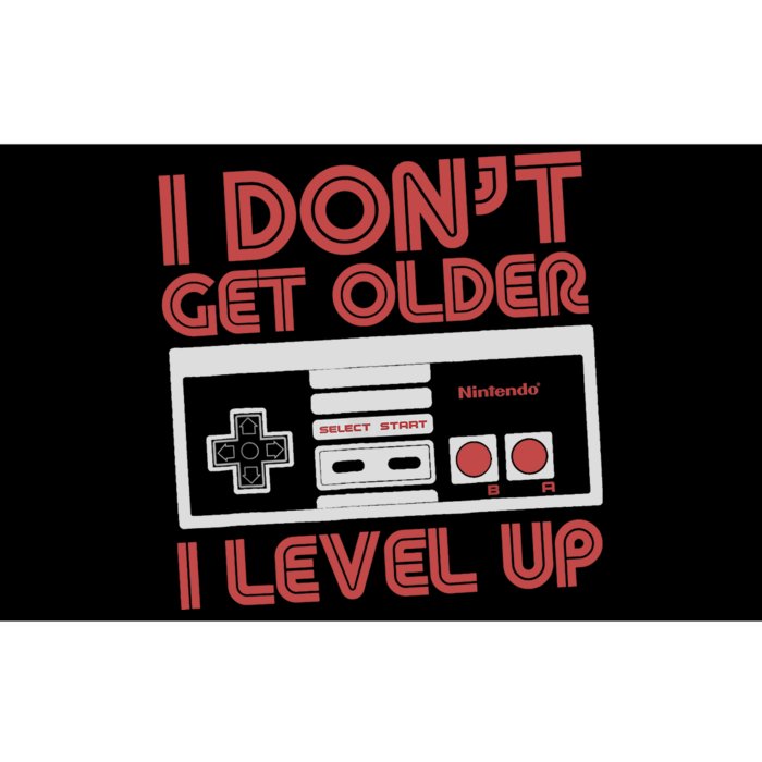 Nintendo I Don't Get Older I Level Up SNES Controller Bumper Sticker