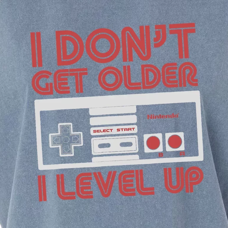 Nintendo I Don't Get Older I Level Up SNES Controller Garment-Dyed Women's Muscle Tee