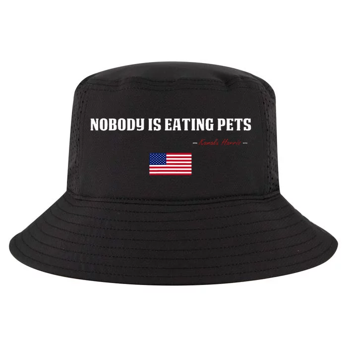 Nobody Is Eating Pets Kamala Harris Quote Debate 2024 Cool Comfort Performance Bucket Hat