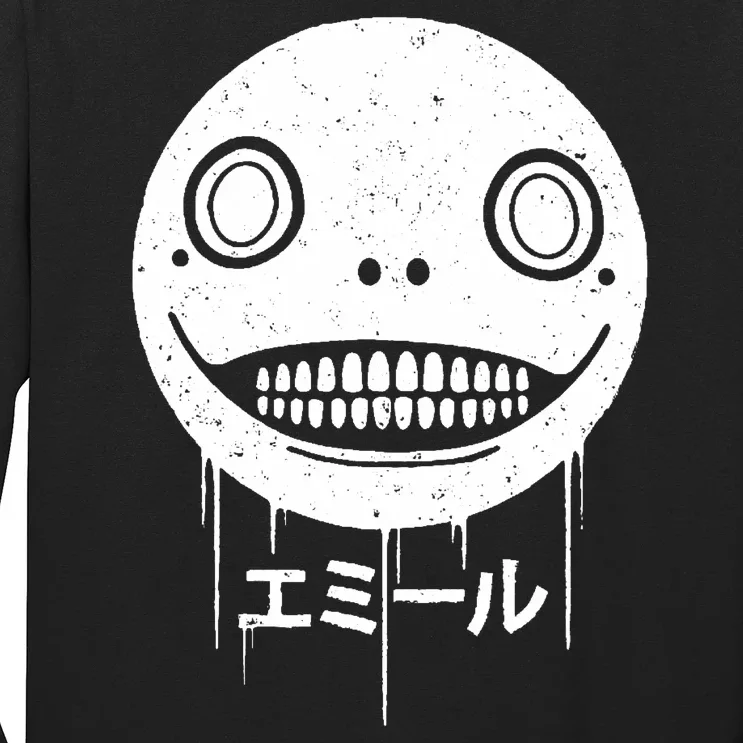 Nier Creepy Face Long Sleeve Shirt