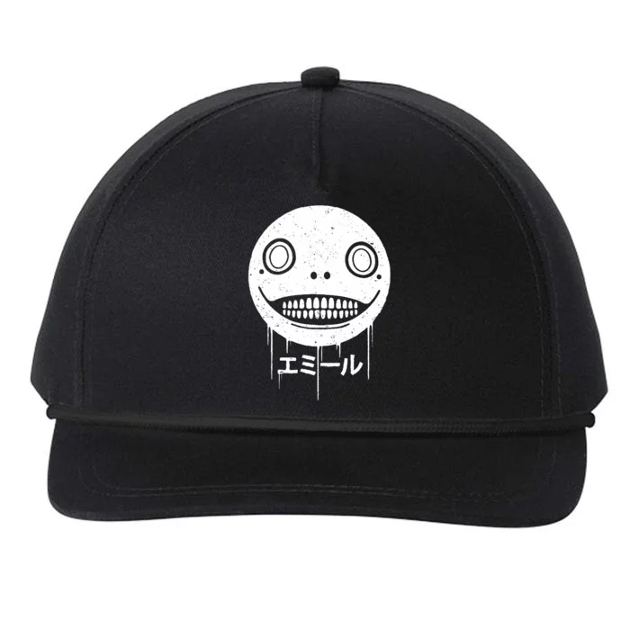 Nier Creepy Face Snapback Five-Panel Rope Hat