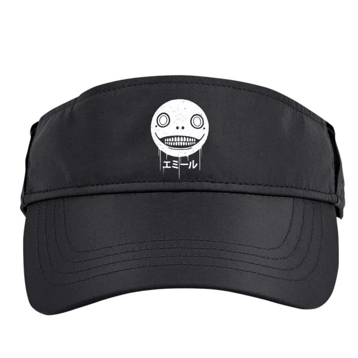 Nier Creepy Face Adult Drive Performance Visor