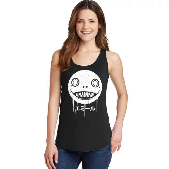 Nier Creepy Face Ladies Essential Tank