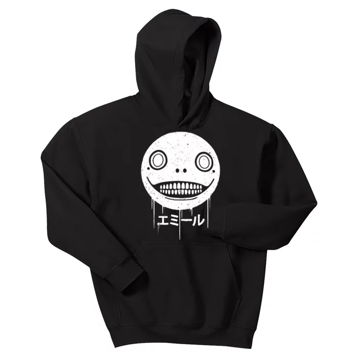 Nier Creepy Face Kids Hoodie