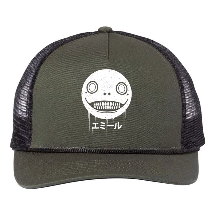 Nier Creepy Face Retro Rope Trucker Hat Cap