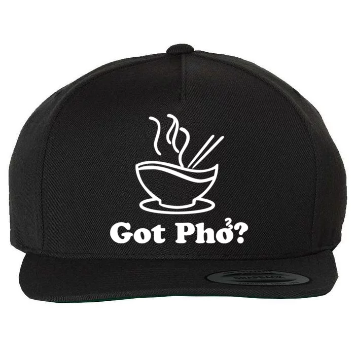 New I Got Pho Asian Nudles Cool Design Wool Snapback Cap