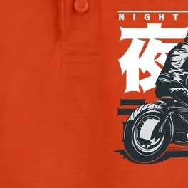 Night Rider Japanese Biker Dry Zone Grid Performance Polo