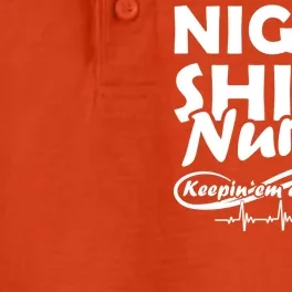 Night Shift Nurse Dry Zone Grid Performance Polo