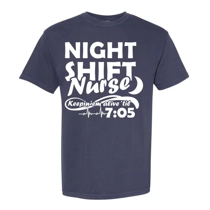 Night Shift Nurse Garment-Dyed Heavyweight T-Shirt