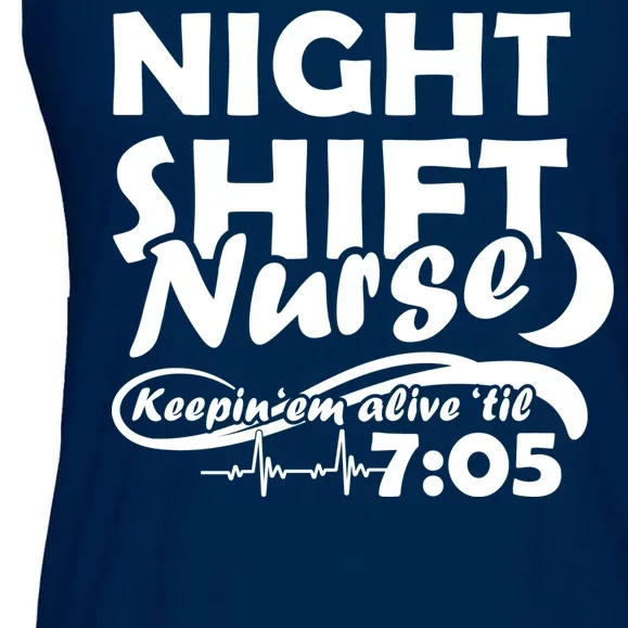 Night Shift Nurse Ladies Essential Flowy Tank