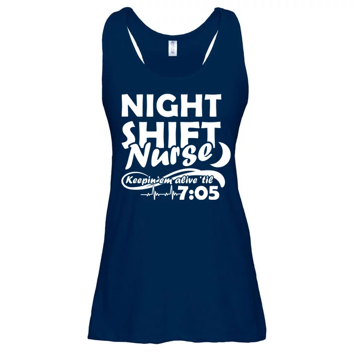 Night Shift Nurse Ladies Essential Flowy Tank