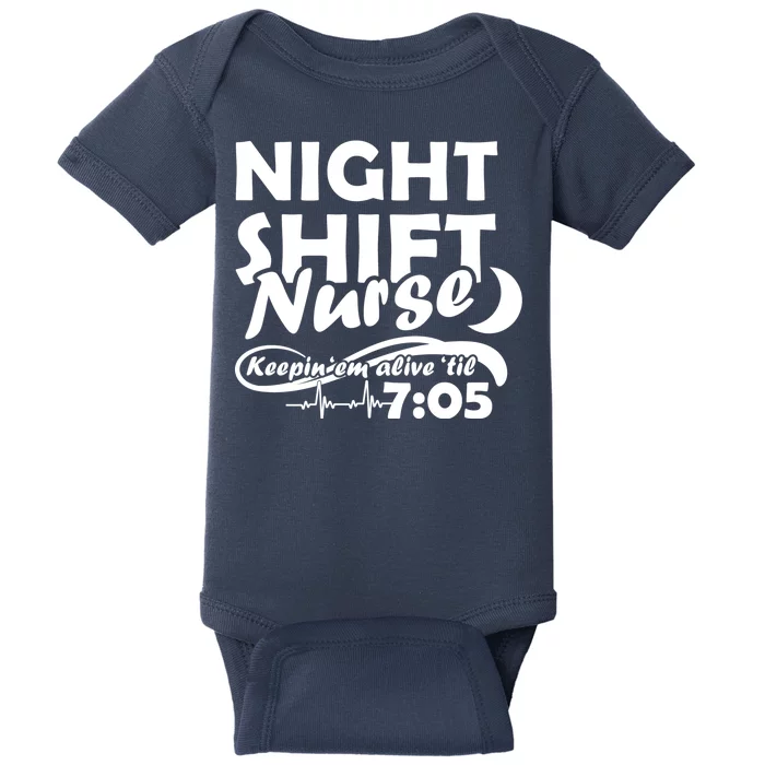 Night Shift Nurse Baby Bodysuit