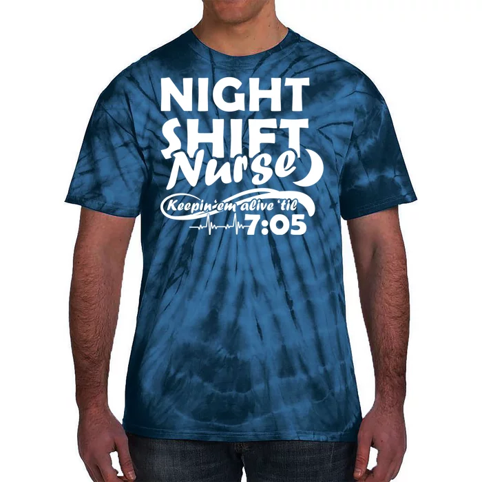 Night Shift Nurse Tie-Dye T-Shirt