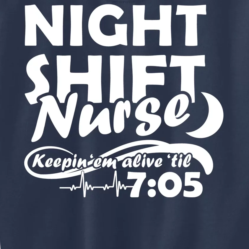 Night Shift Nurse Kids Sweatshirt