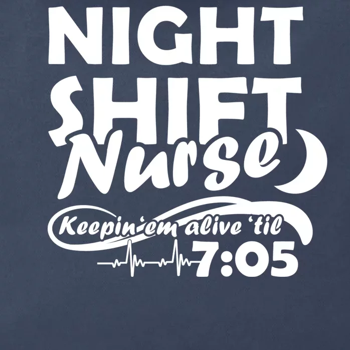 Night Shift Nurse Zip Tote Bag