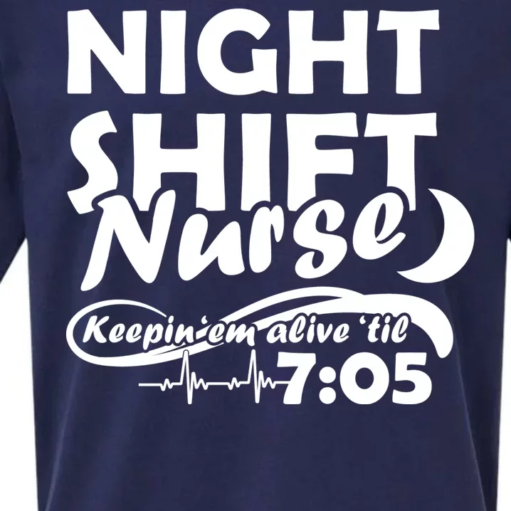 Night Shift Nurse Sueded Cloud Jersey T-Shirt