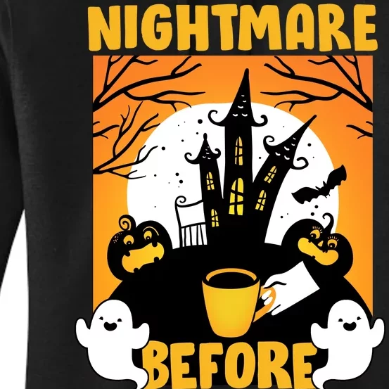 Nightmare Before Coffee Women's Pullover Hoodie