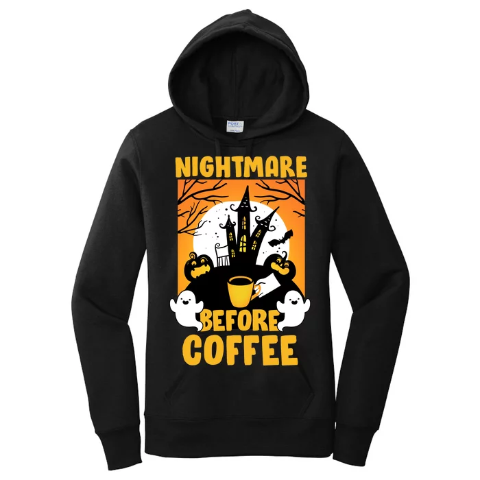 Nightmare Before Coffee Women's Pullover Hoodie