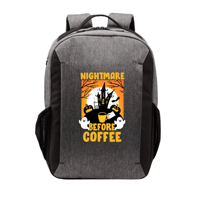 Nightmare Before Coffee Vector Backpack