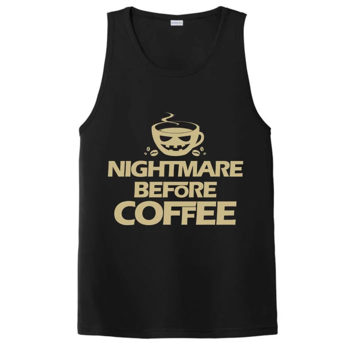 Nightmare Before Coffee Halloween Performance Tank